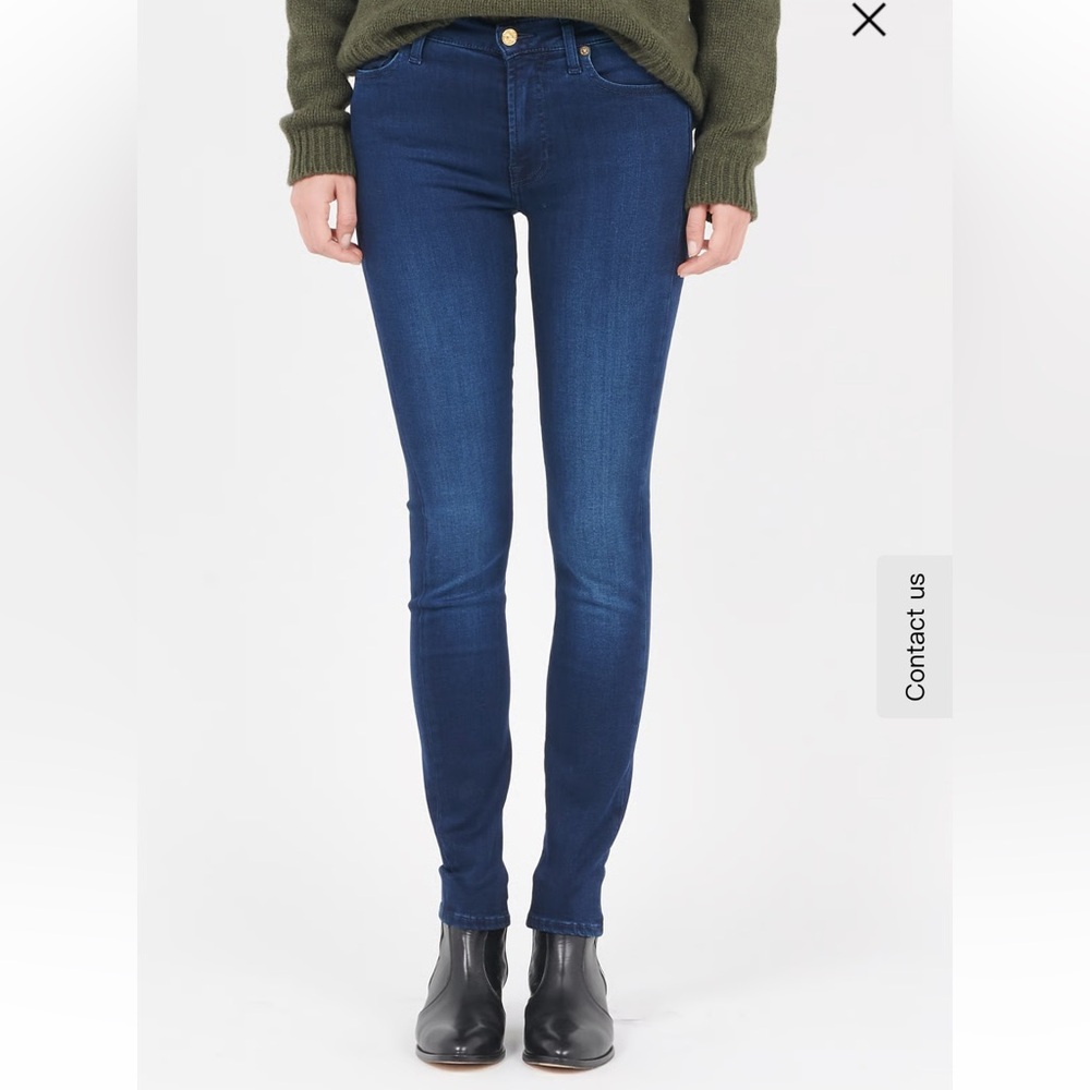 NWT 7 for All Mankind Blair High waist Ankle Skinny Jeans- 30